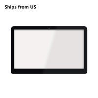 LCDOLED Replacement 15.6 inches Touch Screen Digitizer Front Glass Panel with Bezel and Board for HP Pavilion X360 15-bk117cl 15-bk127cl 15-bk137cl 15-bk157cl 15-bk177cl (Touch Digitizer + Bezel)