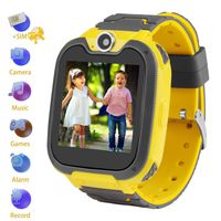 Kids Smartwatch with SIM Card Included,Two-Way Phone Call Games Camera Music Player 1.54 inch Touch Screen Boys Girls,Children Birthday Gift