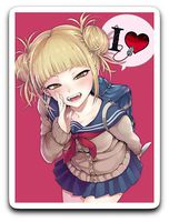 Threads Basket Himiko Toga Whisper My Hero Academia Vinyl Decal Sticker 3''x4''