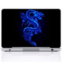 Meffort Inc 17 17.3 Inch Laptop Notebook Skin Sticker Cover Art Decal (Included 2 Wrist pad) - Chinese Dragon