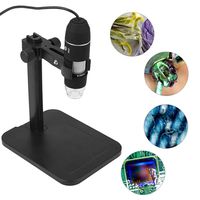 USB Microscope, Tugee Digital Microscope Camera Magnification Endoscope Little Microscope with LED Light Pocket Handheld Microscopes 50X-1000x Zoom, Android Phone, Windows