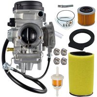 Carburetor Carb Kit For Yamaha Big Bear Wolverine Kodiak Grizzly 400 YFM 400 YFM400 2000 2001 2002 2003 2004 2005 2006 ATV With Air Fiter Fuel Filter