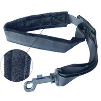 Morneve Saxophone Neck Strap Soft Sax Padded Adjustable Thick Swivel Sheepskin Suede Villus Snap Hook Harness Alto Tenor Bari Clarinet Baritone Soprano Horns Bass Bassoons Oboes for Men Women Kids
