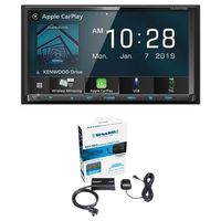 Kenwood DMX9706S 6.95" Digital Multimedia Bluetooth Receiver with Wireless Apple CarPlay and Android Auto and 3 Camera Inputs Compatiable with iDatalink Maestro Bundled w/Sirius XM SXV300V1 Tuner