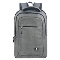 Slim Laptop Backpack for Women, Men, Teens, Boys, Girls by Fenrici, Deep Side Pockets, Fits 17 Inch Notebook, Durable, Suitable for College, School, Business, Travel, Supporting a Great Cause (Grey)