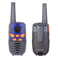 NERF 37756 10 Mile Walkie Talkie Set, Delivers Transmission with 10 Mile Communication Range, Flexible Saftey Antenna and Morse Code with On/Off Switch, Orange and Black