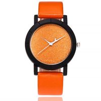 Gotd Sport Digital Wrist Watch for Women Men Casual Glass Quartz Stainless Steel Leather Band Strap Analog Wholesale Luxury Fashion (Orange)