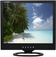 ViewEra V191HV-B LCD Video Monitor, Black, 19" Diagonal Screen Size, Maximum Resolution 1280x1024, Brightness 250 cd/m2, Contrast Ratio '1000:1, Response Time 10ms, Built-in Speakers 3W x 2