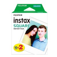 Labyrinen FujiFilm Instax Square Instant Film 2 Twin Pack White Edge Photo Paper for Instax SQ10 SQ6 Instant Camera Share SP-3 Printer - 20 Sheets