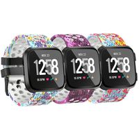 SZBAMI Bands Compatible with Fitbit Versa Lite/Versa 2/Versa SE,Breathable Replacement Wristbands Strap for Fitbit Versa Lite Women Men