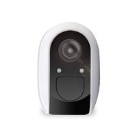TOVA Smart Indoor/Outdoor HD Camera - WiFi Security Video with Two-Way Audio, Night Vision, Wireless Works with IFTTT, Alexa, Google Assistant, White