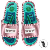 Foot Massager Shoes, Acupoint Magnetic Therapy Acupressure Massage Slippers Healthy Feet Care Massager Magnet Shoes for Men Women Promoting Blood Circulation, Fatigue Relief(400g(Female))