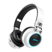 Bluetooth Wireless Headphone,MUEQU Foldable Wireless Headset Stereo Bluetooth Headsets with Deep Bass Support 7 Colors Lights TF Card with Mic