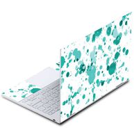 MightySkins Skin Compatible with Google Pixelbook - Teal Splatter | Protective, Durable, and Unique Vinyl Decal wrap Cover | Easy to Apply, Remove, and Change Styles | Made in The USA
