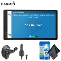 Garmin DriveSmart 55 and Traffic GPS Navigation System Base Accessory Bundle