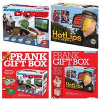 Lot of 2 Prank Pack Boxes - Hot Lips & Extreme Chores Prank Boxes
