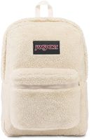 JanSport Super FX Backpack - Soft Tan Sherpa