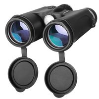 10x 42 Binocular for Adults, Compact Lightweight Professional HD Binoculars for Bird Watching Travel Sightseeing Safari Hunting Stargazing Concerts Sporting Events, Bak4 Prism FMC Optics
