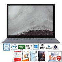 Microsoft LQL-00001 Surface 2 13.5" Intel i5-8250U 8/128GB Touch Laptop + Elite Suite 17 Standard Software Bundle (Office Suite Pro, Photo Editor, PDF Editor, PCmover Pro) + 1 Year Extended Warranty
