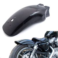 Black Motorcycle Metal Rear Fender Mudguard for Honda Kawasaki Suzuki Yamaha