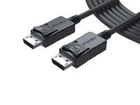 Pwr Long 12 Ft DisplayPort to DisplayPort Adapter Cable Compatible with Monitor, Laptop, Desktop, TV, Projector Supports 1080p Resolution Full HD Ready