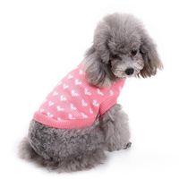 haoricu Pet Sweater, 2016 Winter Autumn Warm Clothing Pet Dog Sweater Dog Costume Small Dog Cat Pet Clothing Puppy Apparel Coat for Dogs (XL, Pink)