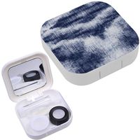 Portable Contact Lens Case Box Travel Kit Mirror + Bottle + Tweezers Container Holder [ Effect Design ]