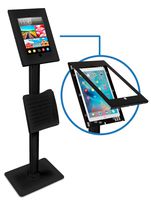 Mount-It! Anti-Theft iPad Floor Stand for iPad Pro 12.9 | Secure Portable Floor Stand iPad Pro Kiosk for 1st / 2nd Gen iPad Pro 12.9 (MI-3770B-XL)