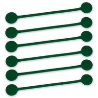TwistieMag Strong Magnetic Twist Ties - The Enchanted Forest Collection - Hunter Green 6 Pack - Super Powerful Unique Solution for Cable Management, Hanging & Holding Stuff, Fidgeting, Or Just for Fu
