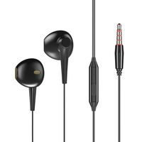 Wired in-Ear Earbud Headphones, Magnetic Microphone Earphones Ear Buds, Stereo Clear Sound and Ergonomic Comfort-Fit Earbuds, Compatible with Apples or Android Electronics with 3.5mm Interface.