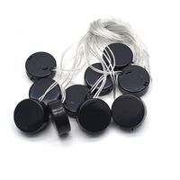 Antrader 10PCS 2 x 3V CR2032 Round Coin Button Cell Battery Holder Socket with 12-inch Wire Lead On/Off Switch