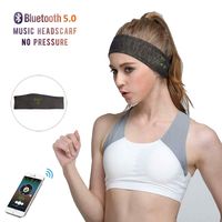 Repokevin Bluetooth Headband Headphones for Sport Running Yoga Wireless Stereo Sleep Headset with Mic for Man Woman Gift