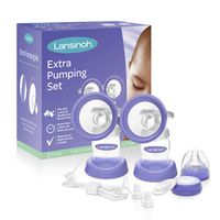 Lansinoh Extra Pumping Set with Breast Pump Parts