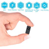 Mini Spy Camera Portable Tiny Size Hidden Nanny Camera Body-Worn Recorder,BSTCAM Motion Detection Recording and 90 Minutes Battery Life Perfect Indoor and Outdoor Covert Small Camera [Not Included]