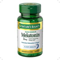 Nature's Bounty Melatonin 3 mg Tablets 240 Tablets (Pack of 8)