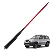 JAPower Replacement Antenna Compatible with Nissan Xterra 2000-2016 | 13 inches-Black Red