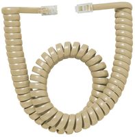 Handset Cord, 6-Foot Length, Ivory, Full Modular