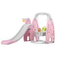 YEEGO DIRECT Climber Swing and Slide Set, Kids Climber Basketball Hoop for Kids Indoor Outdoor Play-Set for Backyard Toddler Playground