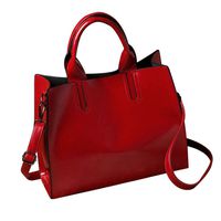 Top Handle Bag AfterSo Fashion Purse Handbags Womens Girls Gift (32cm/12.59" L x 11cm/4.33" W x 25cm/9.84" H, Red - Solid PU Leather Messenger Bags)