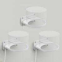 LykusSource Google WiFi Wall Mount Bracket, Signal as Good as Placed On The Table, Built-in Power Cord Organizer (3-Pack)