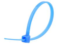 4 Inch, 18lb Miniature Nylon Zip Tie - Assorted 500 Pack (Dark Blue)