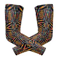 Unisex Arm Sleeve Trtibal Greek Ethnic Geometric Art UV Protection Arm Compression Sleeve Skin Protection Sport Arm Cooler Sleeve for Running Hiking Jogging Motorcycling Climbing Camping