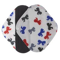 Cloth Sanitary Pads - Gallity Reusable Bamboo Charocoal Washable Menstrual Pad Mama Sanitary Towel Pad (M, Blue)