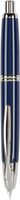 PILOT Vanishing Point Collection Refillable & Retractable Fountain Pen, Blue Barrel with Rhodium Accents, Blue Ink, Medium Nib (60243)