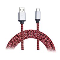 GBSELL USB-C USB 3.1 Type C Male Data Charge Charging Cable For ZTE Zmax Pro Z981 (Red)