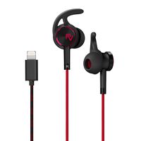 PALOVUE Lightning Earphones with Mircrophone Headphones Earbuds for Sports Workout MFi Certified Noise Isolation Compatible iPhone 11 Pro Max iPhone X/XS Max/XR iPhone 8/P iPhone 7/P NeoFlow (Black)