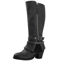 GLOBALWIN Women's 18YY32 Grey Fashion Boots 6.5M