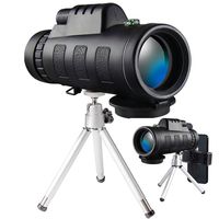 Monocular Telescope, 40x60 High Powered Monocular with Smartphone Adapter & Tripod for Bird Watching Hunting Hiking Travelling