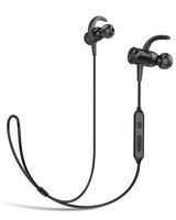 Wireless Bluetooth Headphones, KLOKOL Wireless Sports Running Headphones Lightweight with Mic Stereo Noise Cancelling Sweatproof Cordless Earphones in Ear Headsets Earbuds for iPhone (Black)