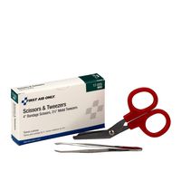First Aid Only Scissors & Metal Forcep Pack